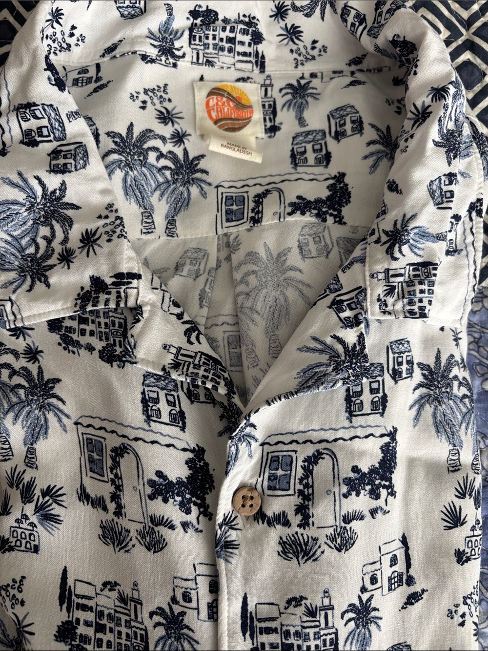 C&C California short sleeve button-down dress shirt, great condition